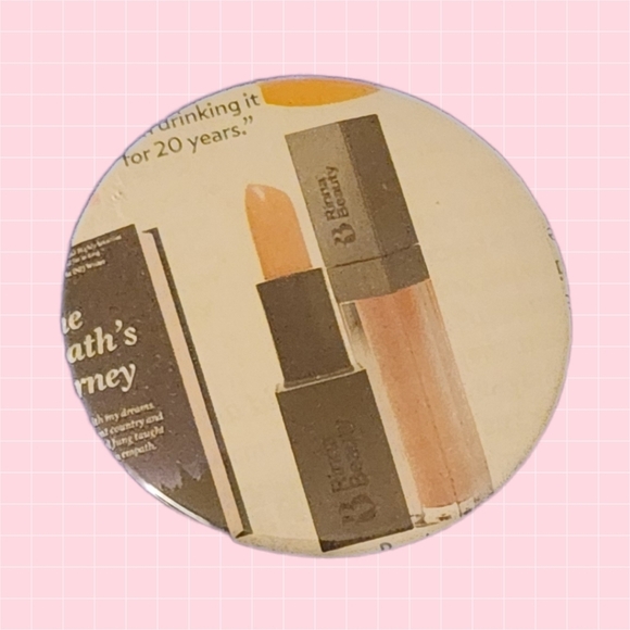 Handmade Jewelry - Renee Beauty Lipstick 2" Pin